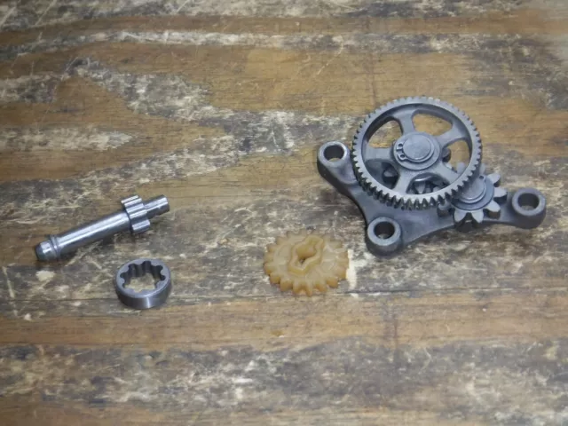 2006 CRF250x Oil Pump Scavenge Feed Rotor Set Assembly
