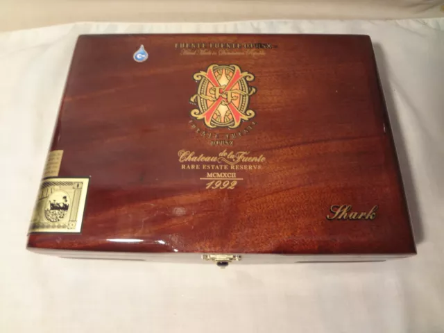 Arturo Fuente Opus X 1992 Shark Empty Wood Cigar Box