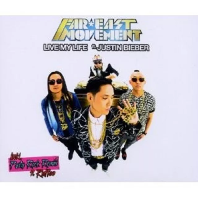 Far East Movement/Justin  Bieber - Live My Life (2-Track)  Cd Single New!