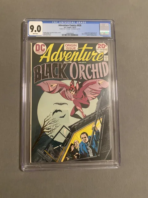 Adventure Comics #428 CGC 9.0 7.5 Double Cover Origin & 1st App of Black Orchid