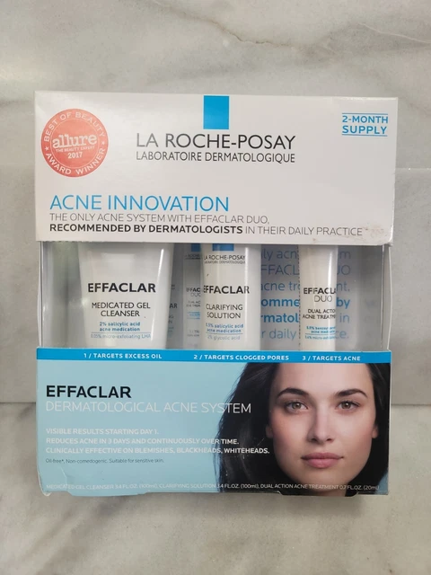 LA ROCHE POSAY Effaclar , Dermatological Acne Treatment 3 Step System
