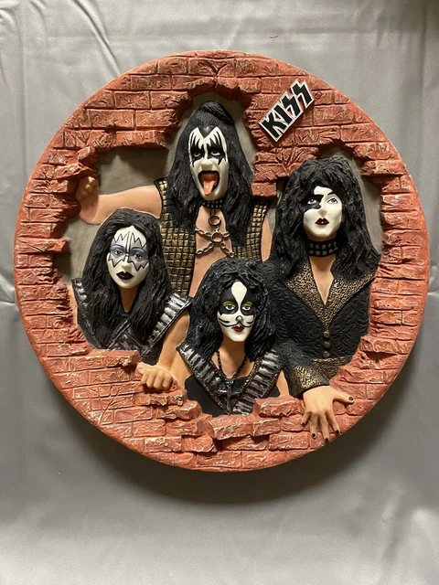 Vintage 1998 3D Kiss Rock Plate Gartlan Collectible Limited Edition #0822/5000