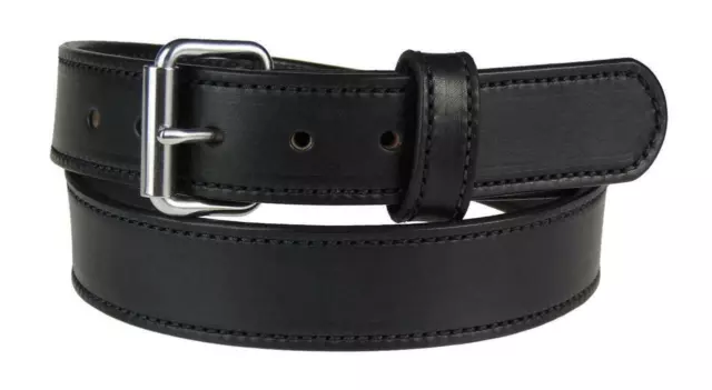 Men's_1-1/4" HEAVY DUTY STITCHED LEATHER WORK HOLSTER BELT AMISH HANDMADE