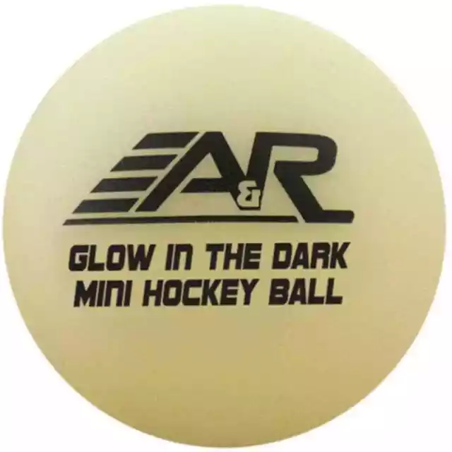 A&R Glow in the Dark Balls Mini Inline Hockey Practice Training Roller Street