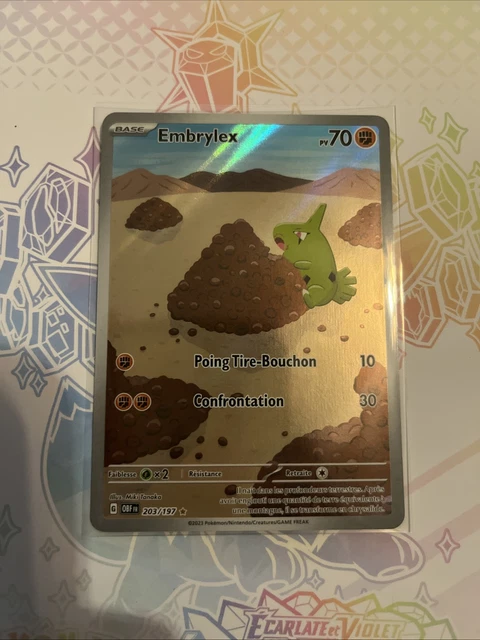 Carte Pokémon Embrylex 105/197 Commune Flammes Obsidiennes