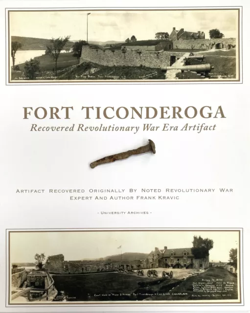 Fort Ticonderoga Revolutionary War Era Original Artifact Ex. Expert Frank Kravic