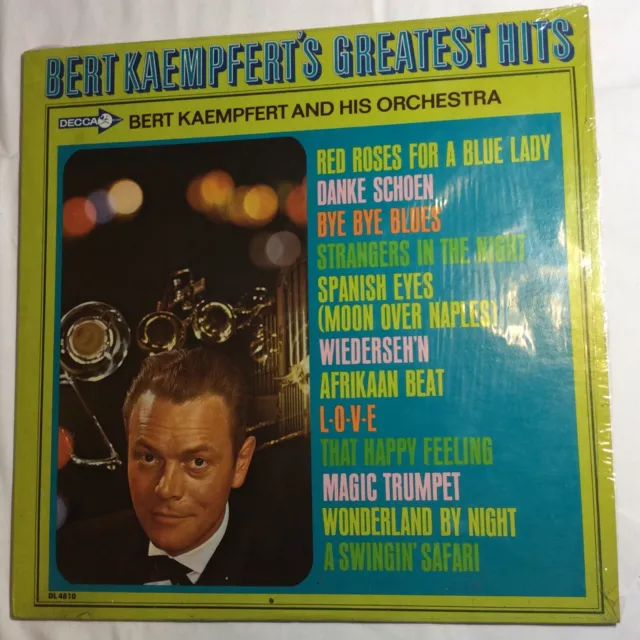 BERT KAEMPFERT GREATEST HITS VG Shink DL-74810 LP VINYL RECORD
