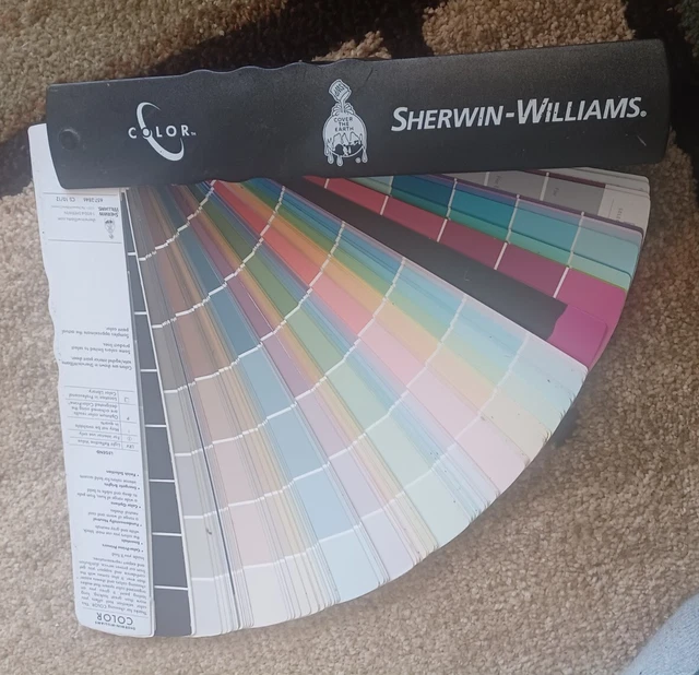 SHERWIN WILLIAMS COLOR Fandeck Fan Deck 2011 Paint Chips Swatch Samples