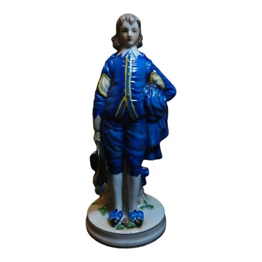 VINTAGE BLUE BOY Porcelain Maruyama Made Is Occupied Japan. 18.99