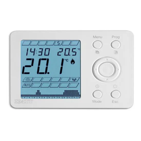 THERMADOR Thermostat ambiance programmable IMIT digital filaire IP20-PILES.