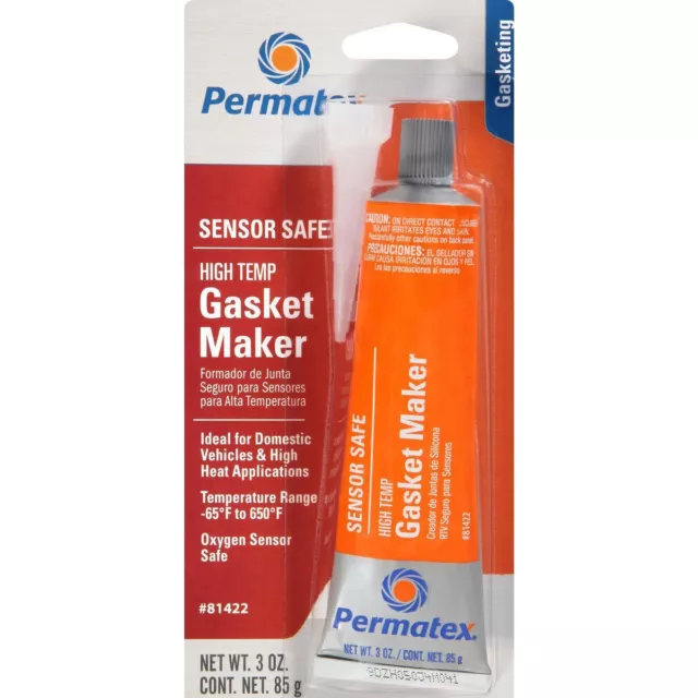 Permatex Sensor-Safe High-Temp Rtv Silicone Gasket Maker 85G PX81422