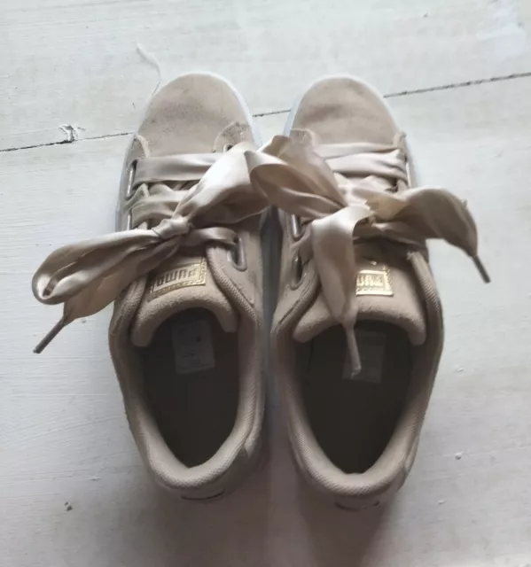 Puma basket sale heart laces