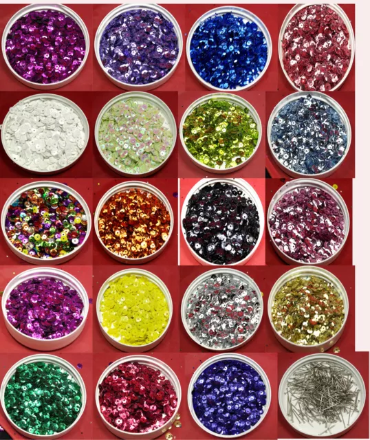 5mm Cup Sequins - Choose your Size and Colour