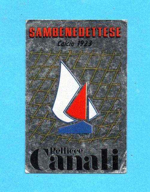 Figurine Panini Sambenedettese 1981/82 N°476 - Autocollant Avec Papier Calque