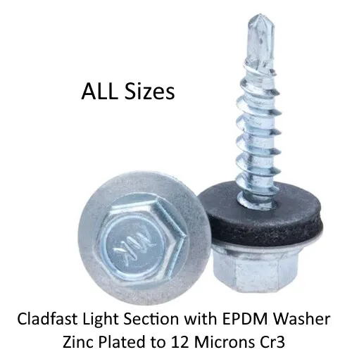 CORRUGATED TIMBER TEK Tec Roofing Sheeting Screws / Self Drilling Metal