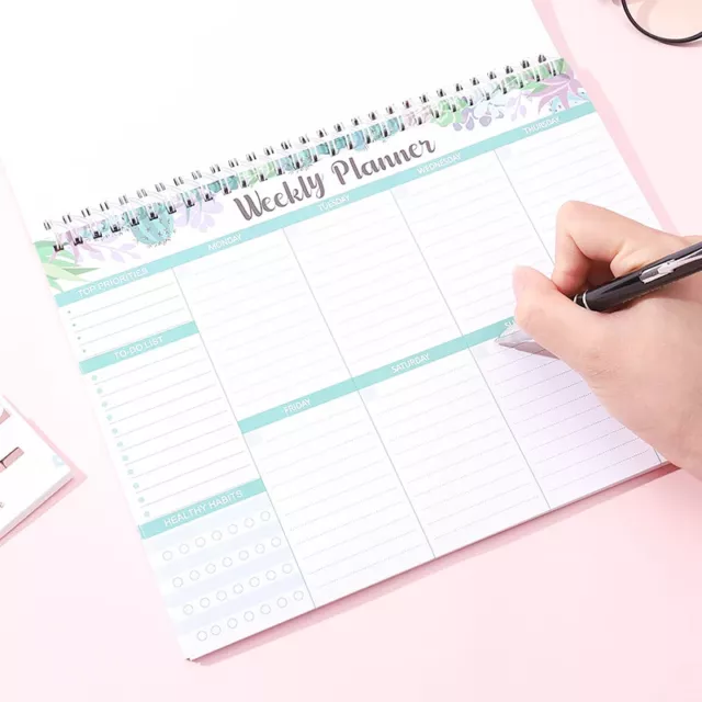 [bijouxcasa] Simple Week Plan Memo Book Weekly Daily Planner Coil Notebook Agen