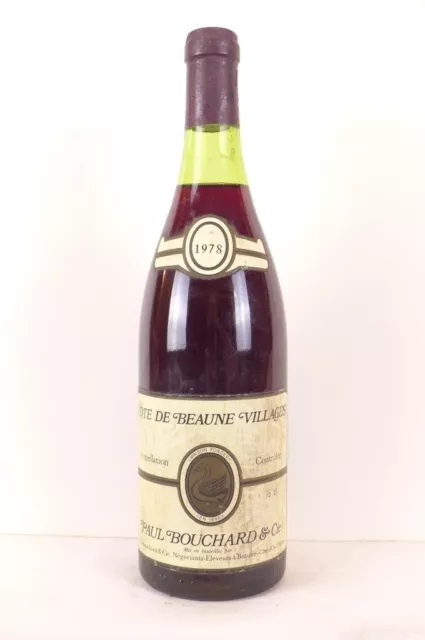 beaune paul bouchard rouge 1978 - bourgogne