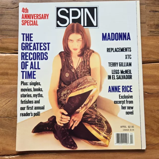 Madonna - Vintage SPIN Magazine - Large - New Condition - 1989