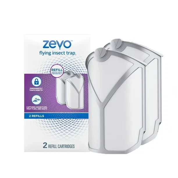 Zevo Flying Insect Trap Refill Kit Cartridge - Pack of 10