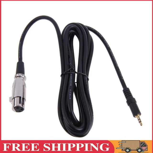 Neue XLR 3 Pin Buchse auf rechten Winkel 1/8 XLR3F, rechtwinklige 3,5 mm TRS für