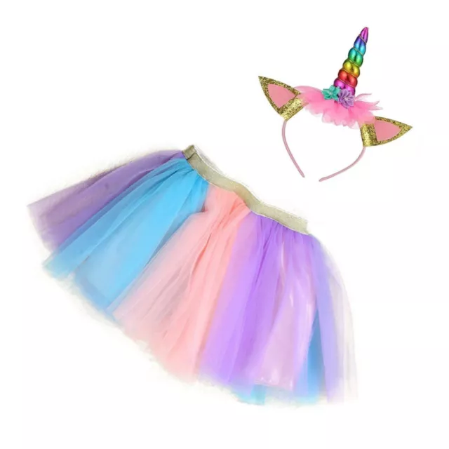Unicorn Princess Tutu Robe pour les filles pour la fête d'anniversaire,  Halloween, Carnaval, Thème de la licorne Costume de licorne, Licorne  arc-en-ciel