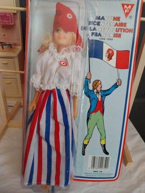 Poupée Chiffon Mundia Révolution Française – 35cm, Fille, Boîte Abîmée