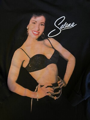 selena quintanilla black shirt