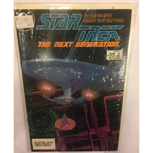 DC Comics 1988 Star Trek The Next Generation 6 Issue Mini-series Comic Book New