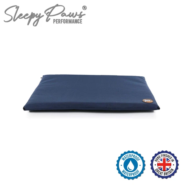 Ancol Sleepy Paws Waterproof Flat Pad 107x69cm in Blue, X Large, Sleep 555440