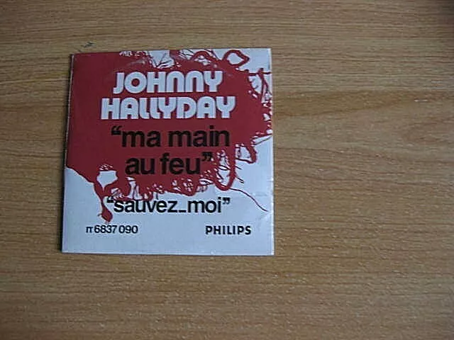 Cd 2 titres sauvez-moi by Johnny Hallyday, CDS with pinup - Ref:115481607