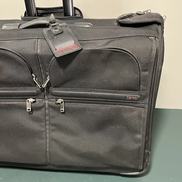 Tumi Large Rolling Garment Bag 2 Wheeled Luggage 22030D4 Ballistic Nylon Black 4