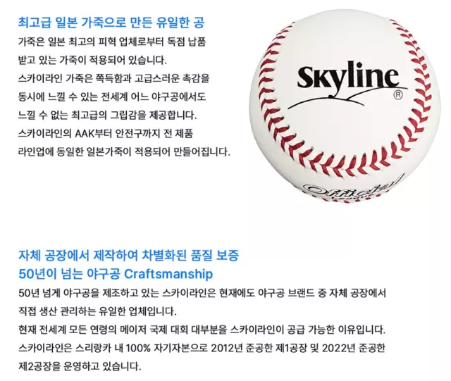 Pallone da gioco ufficiale dell'organizzazione coreana di baseball... 3