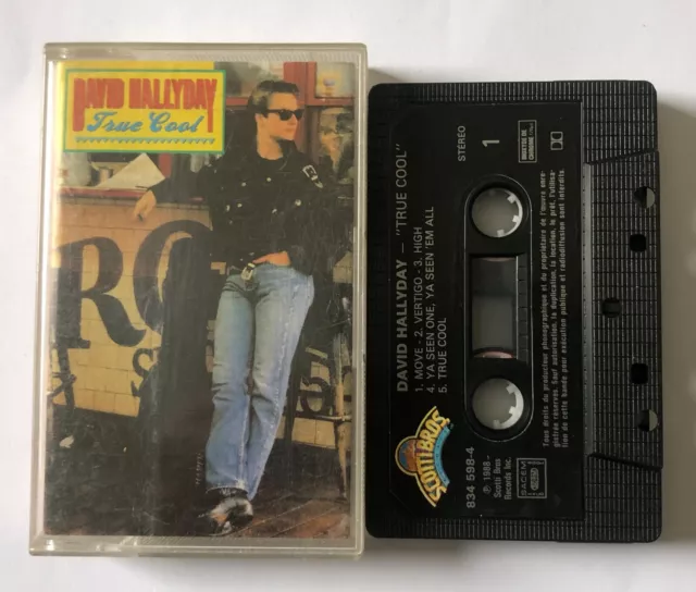 Cassette K7 Audio Tape David Hallyday - True Cool