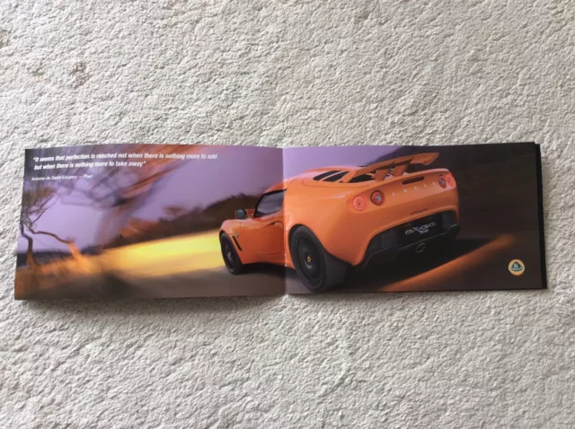 Lotus Exige Car Sales Brochure 2008 Exige S Performance Pack Sport Pack English 2