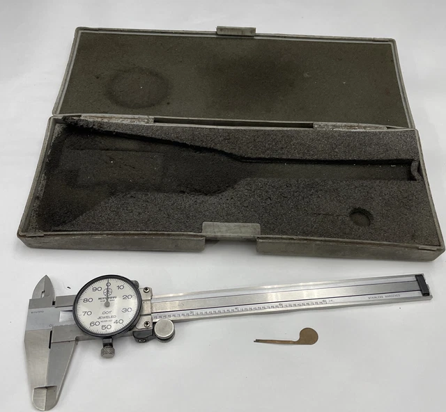 Mitutoyo 505-637-50 6” Dial Caliper
