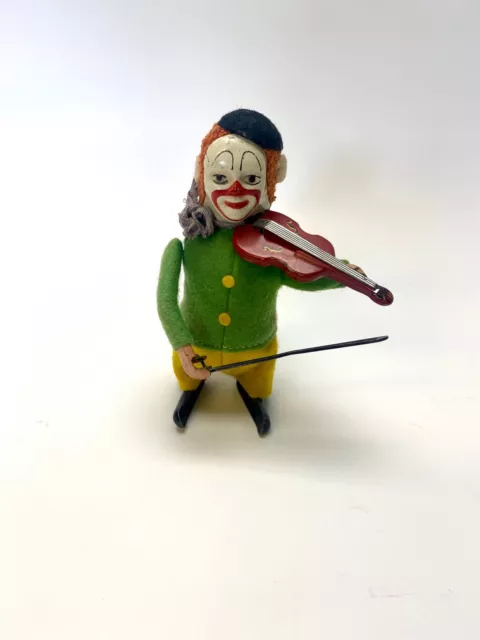 Schuco, Clown mit Geige, Tanzfigur, Spielzeug