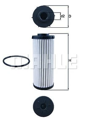 KNECHT MAHLE FILTRO OLIO CAMBIO AUTOMATICO adatto per AUDI A3 Q3 R8 TT SEAT