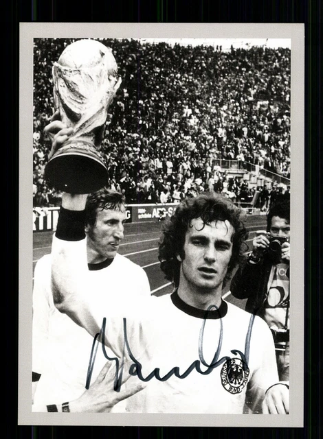 Autogrammkarte Thomas Hässler – DFB Weltmeister 1990, Original Signiert, Sammlerstück Fußball