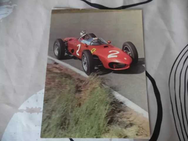 Pub Vintage NUBALGYL pharmaceutique – Rallye FERRARI Type F1 (1962)