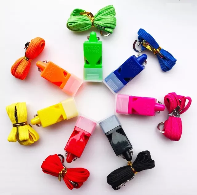 Fox 40 Classic Whistle CMG Referee Outdoor Indoor Football Sport Safe 8 COLOURS!