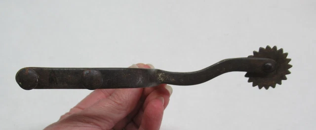 SINGLE left Spur - Double Fixed button - Cowboy / Western - DAMAGED - #609233
