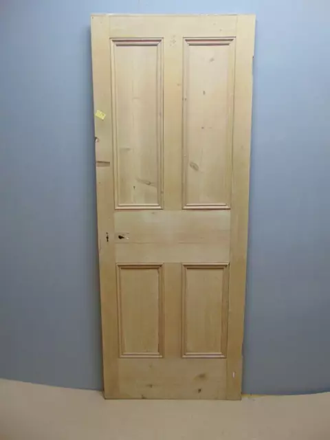 Door  29 3/4" x 77"  Pine Victorian 4 Panel Internal Wooden ref 173D