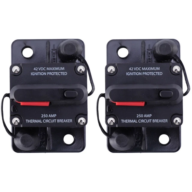 2x Moteur à la traîne Circuit Disjoncteur Disjoncteur Panneau Disjoncteur 150a
