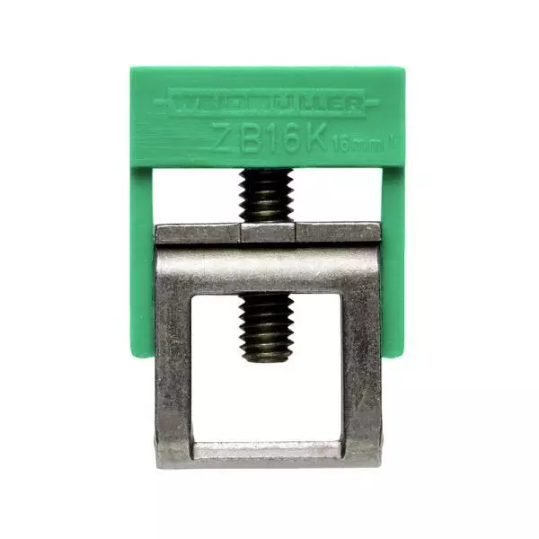 2X WEIDMULLER - ZB 16K GE/GN (0502860000) - Accessories - New