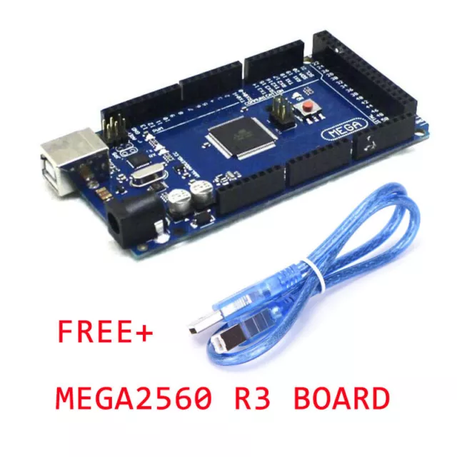 Mega 2560 For Arduino Atmega16U2 Uno R3 Development Board Usb Cable For Arduino