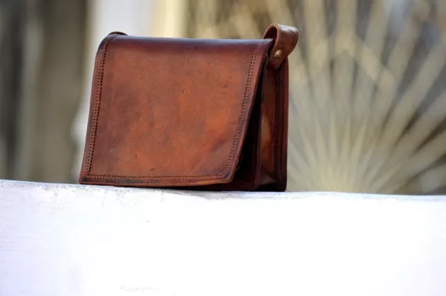 Genuine Leather Vintage Laptop Messenger Handmade Briefcase Bag Satchel