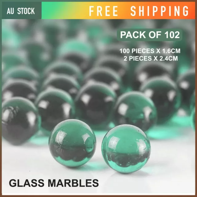 102 pcs Classic Glass Marble Toy Aqua Fish Tank Kids Game Home Decor Vase Filler