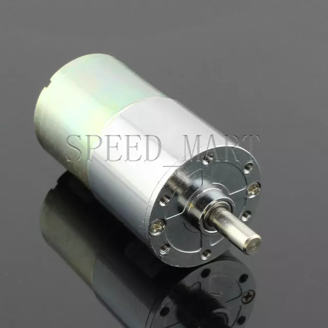 Reversible 37mm 12V DC 60 RPM Gear-Box Speed control Electric Motor ZGA37RG