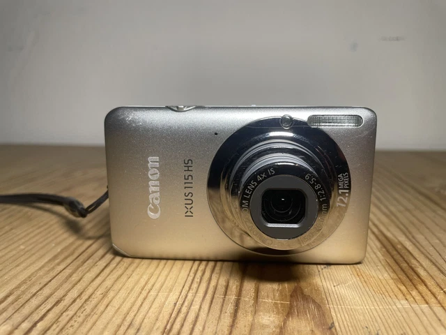 Fotocamera digitale Canon IXUS 115 HS (12 megapixel, zoom ottico 4x) argento