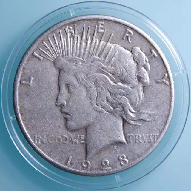 USA - 1 Dollar 1923 S - Peace Dollar - San Francisco - Silber